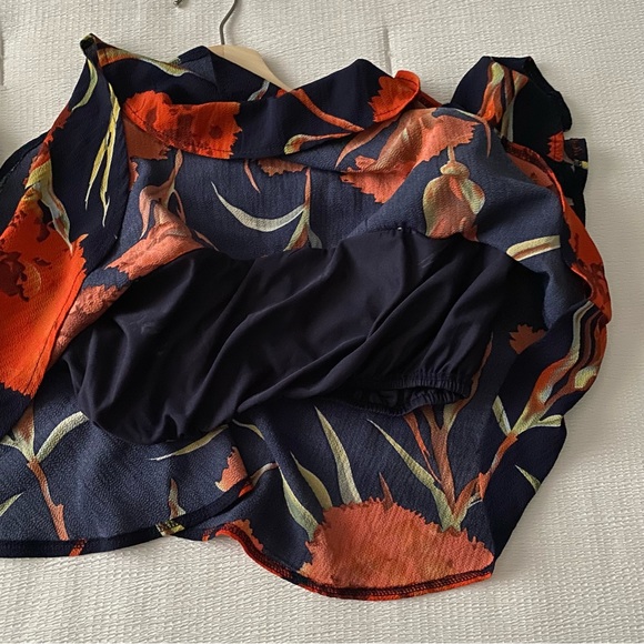 Lulus Floral Print Off Shoulder Crop Top - Picture 9 of 11